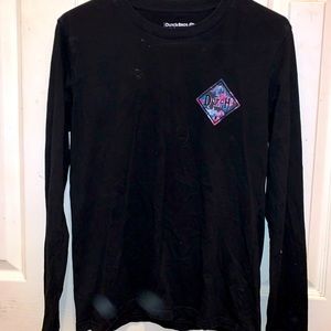 Dutch Bros Black 100% Cloth Long Sleeve T-Shirt